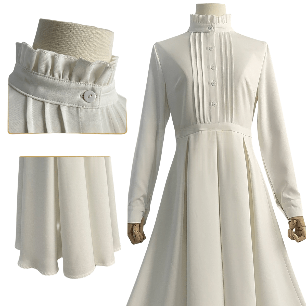 Frieren Cosplay Costume from Frieren: Beyond Journey's End - Premium Quality - Coscosmos Frieren Cosplay Costume from Frieren: Beyond Journey's End - Premium Quality - Coscosmos