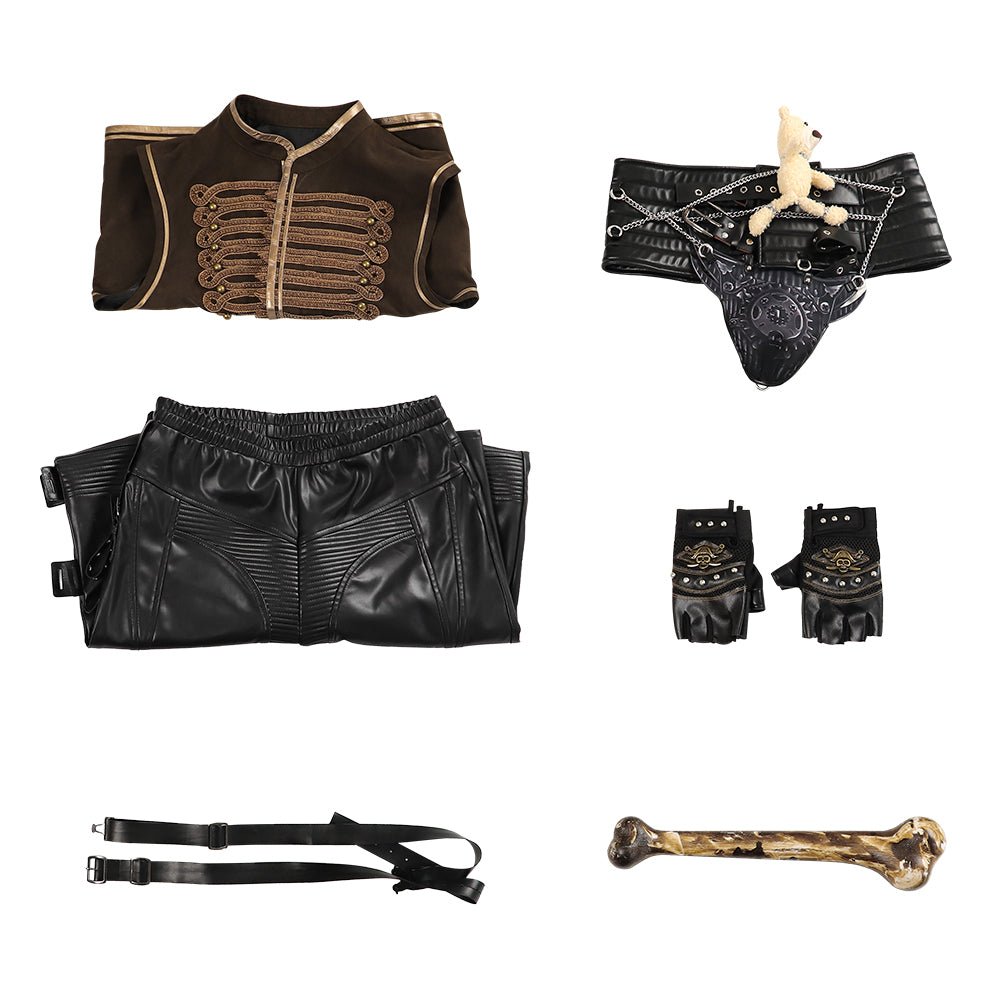 Furiosa: A Mad Max Saga Dementus Black Suit Cosplay Costume - Coscosmos Furiosa: A Mad Max Saga Dementus Black Suit Cosplay Costume - Coscosmos