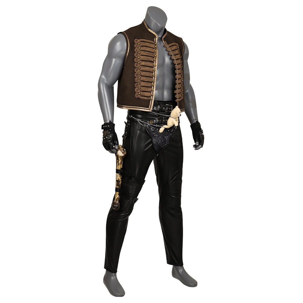 Furiosa: A Mad Max Saga Dementus Black Suit Cosplay Costume - Coscosmos Furiosa: A Mad Max Saga Dementus Black Suit Cosplay Costume - Coscosmos