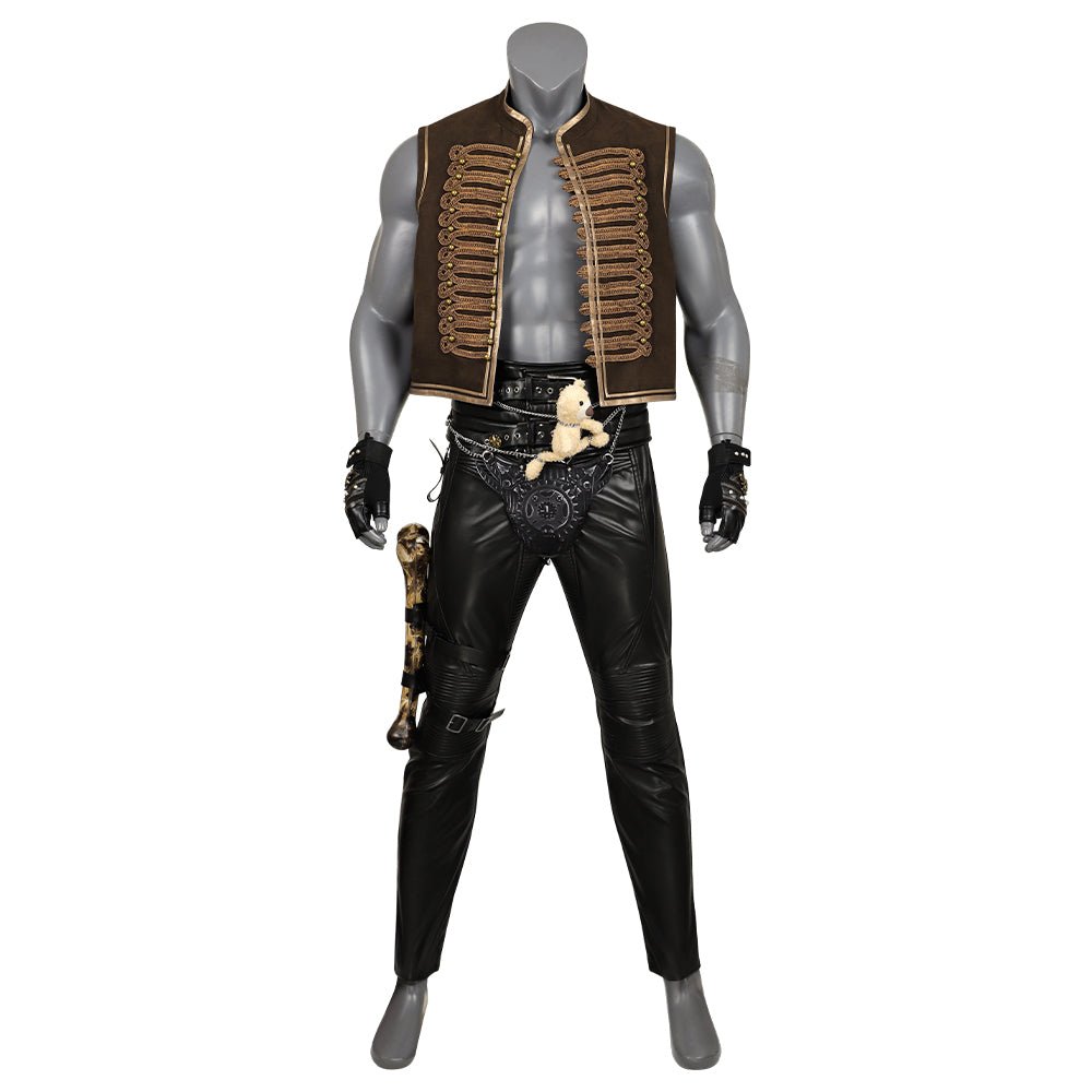 Furiosa: A Mad Max Saga Dementus Black Suit Cosplay Costume - Coscosmos Furiosa: A Mad Max Saga Dementus Black Suit Cosplay Costume - Coscosmos