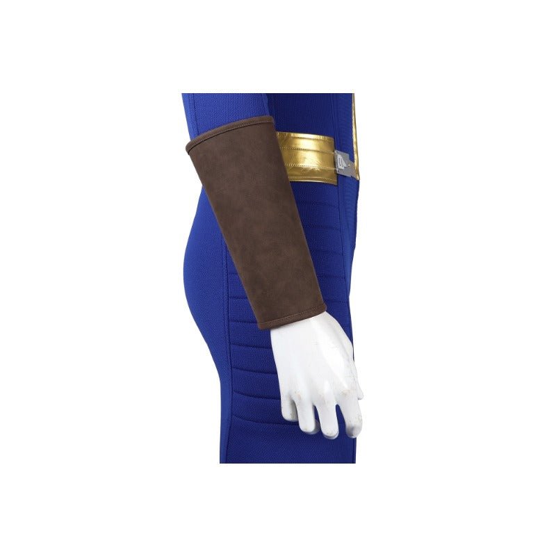 Game Fallout Vault 75 Cosplay Costume Jumpsuit with Armor Accessories for Halloween - Coscosmos Game Fallout Vault 75 Cosplay Costume Jumpsuit with Armor Accessories for Halloween - Coscosmos