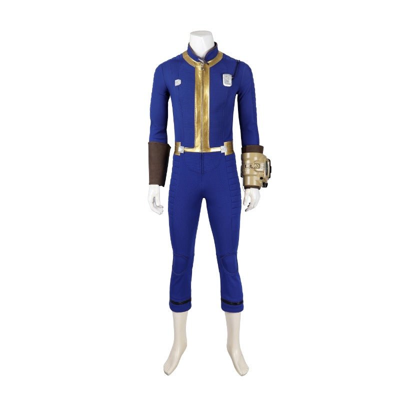 Game Fallout Vault 75 Cosplay Costume Jumpsuit with Armor Accessories for Halloween - Coscosmos Game Fallout Vault 75 Cosplay Costume Jumpsuit with Armor Accessories for Halloween - Coscosmos