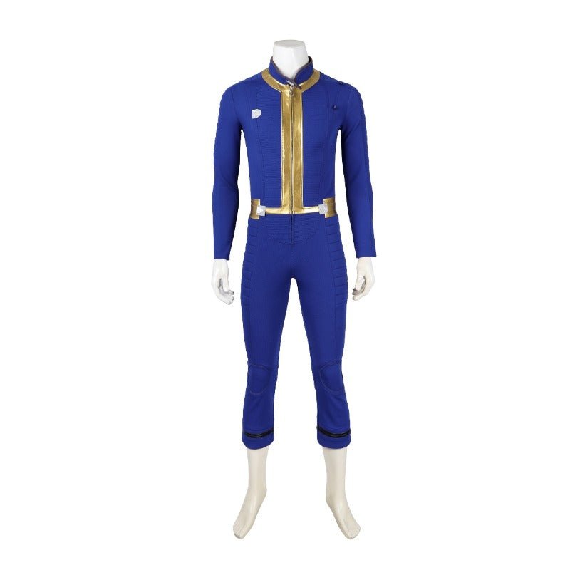 Game Fallout Vault 75 Cosplay Costume Jumpsuit with Armor Accessories for Halloween - Coscosmos Game Fallout Vault 75 Cosplay Costume Jumpsuit with Armor Accessories for Halloween - Coscosmos