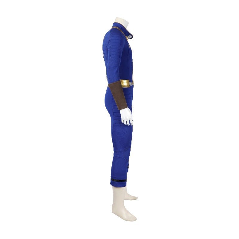 Game Fallout Vault 75 Cosplay Costume Jumpsuit with Armor Accessories for Halloween - Coscosmos Game Fallout Vault 75 Cosplay Costume Jumpsuit with Armor Accessories for Halloween - Coscosmos