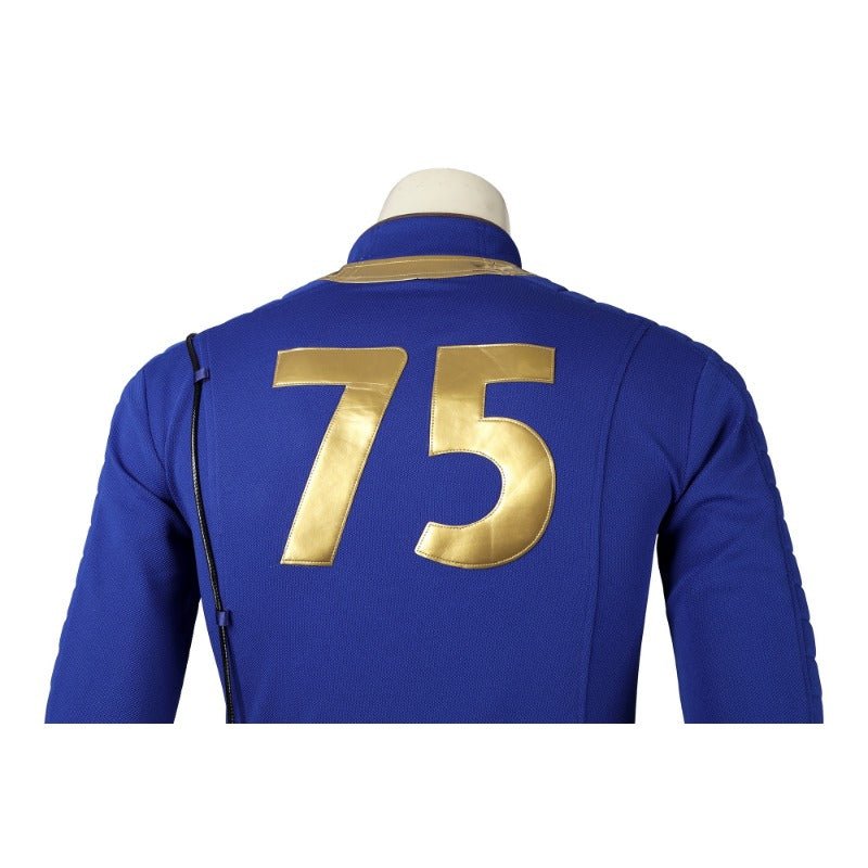 Game Fallout Vault 75 Cosplay Costume Jumpsuit with Armor Accessories for Halloween - Coscosmos Game Fallout Vault 75 Cosplay Costume Jumpsuit with Armor Accessories for Halloween - Coscosmos