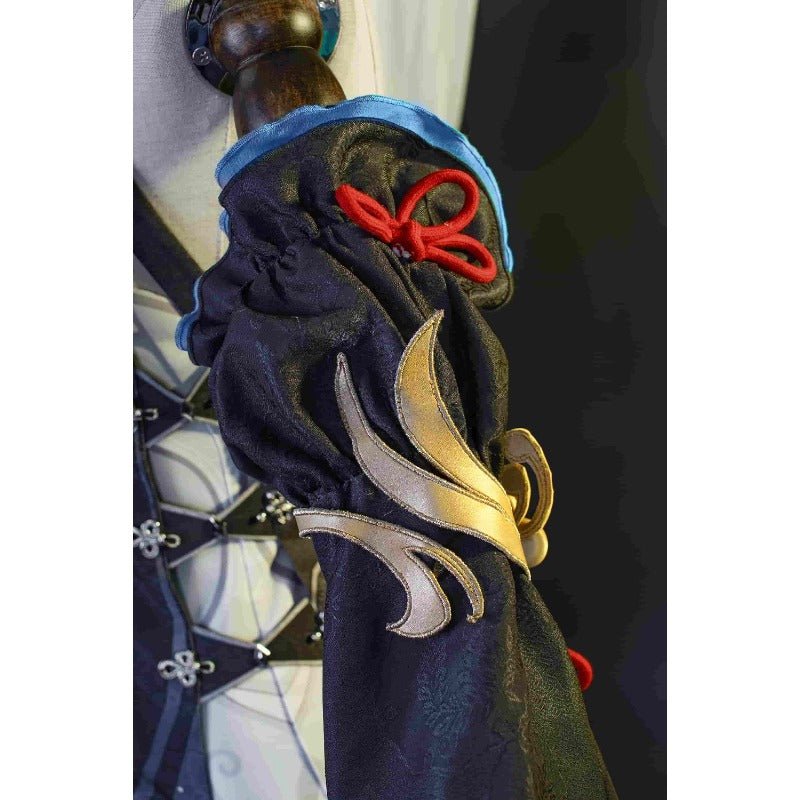 Ganyu Cheongsam Cosplay Costume from Genshin Impact - Shen He Lantern Festival Outfit - Coscosmos Ganyu Cheongsam Cosplay Costume from Genshin Impact - Shen He Lantern Festival Outfit - Coscosmos
