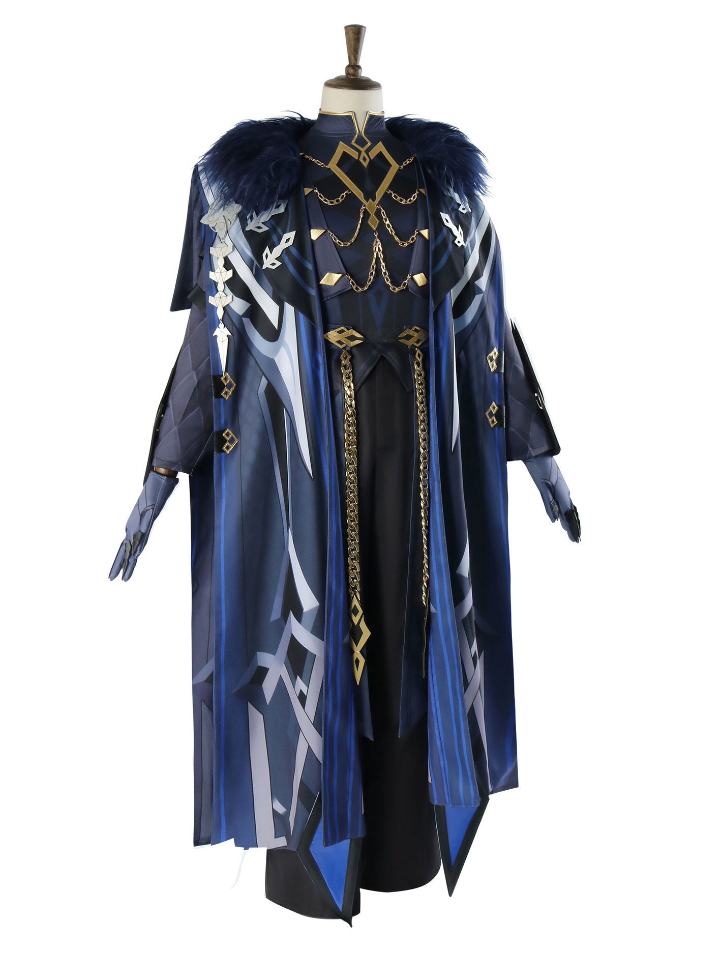 Genshin Impact Capitano Cosplay Costume – Fatui Executor Captain - Coscosmos Genshin Impact Capitano Cosplay Costume – Fatui Executor Captain - Coscosmos