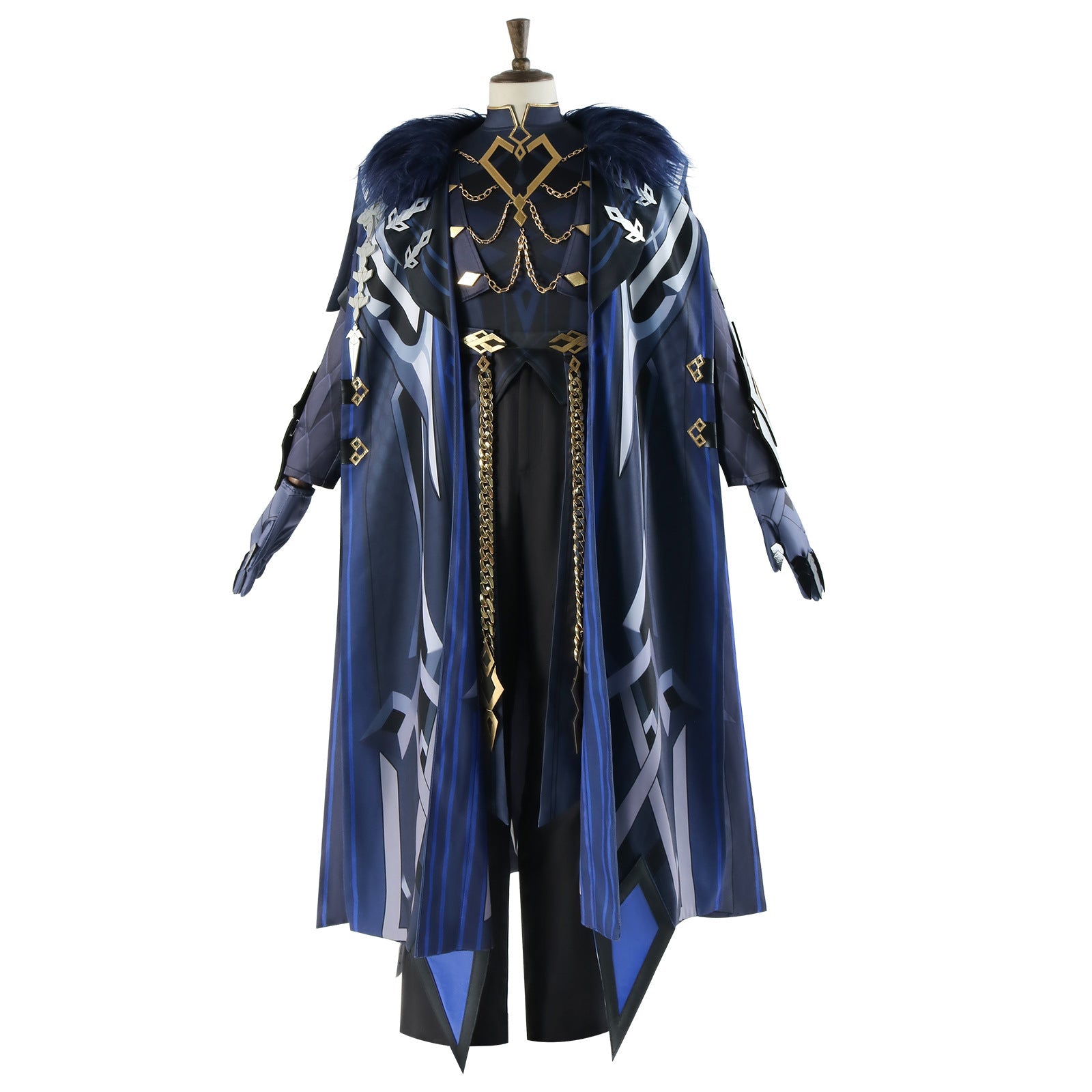 Genshin Impact Capitano Cosplay Costume – Fatui Executor Captain - Coscosmos Genshin Impact Capitano Cosplay Costume – Fatui Executor Captain - Coscosmos