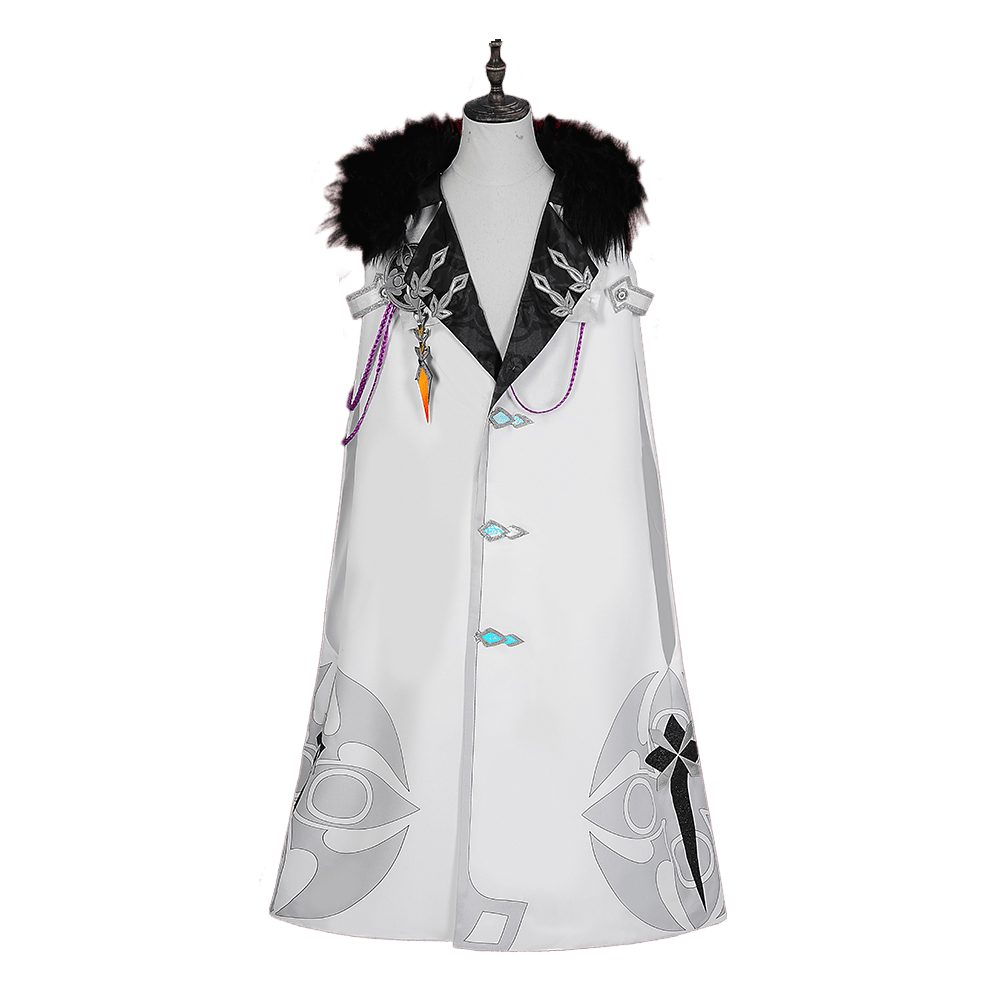 Genshin Impact Fatui Harbinger. Marionette Cosplay Costume - Coscosmos