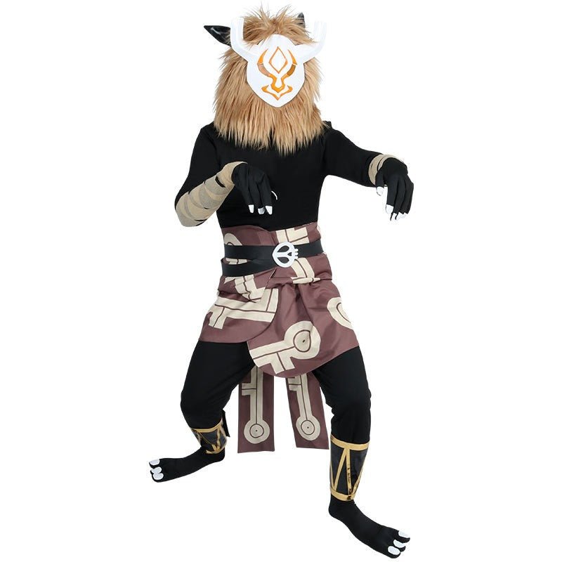 Genshin Impact Hilichurl Cosplay Costume Wholesale – Fluffy Mask & Outfit for Men - Coscosmos Genshin Impact Hilichurl Cosplay Costume Wholesale – Fluffy Mask & Outfit for Men - Coscosmos