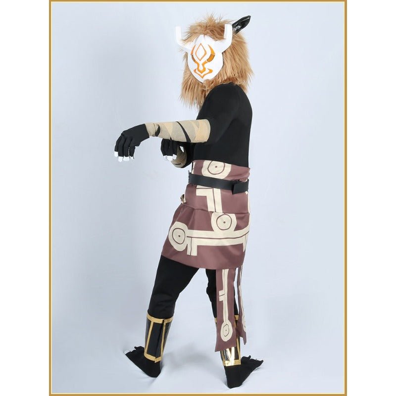 Genshin Impact Hilichurl Cosplay Costume Wholesale – Fluffy Mask & Outfit for Men - Coscosmos Genshin Impact Hilichurl Cosplay Costume Wholesale – Fluffy Mask & Outfit for Men - Coscosmos