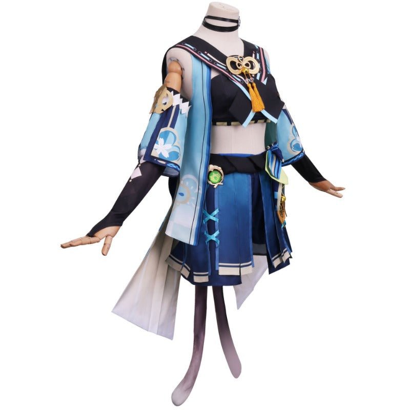 Genshin Impact Inazuma Kirara Cosplay - New Grass Archer Outfit - Coscosmos Genshin Impact Inazuma Kirara Cosplay - New Grass Archer Outfit - Coscosmos