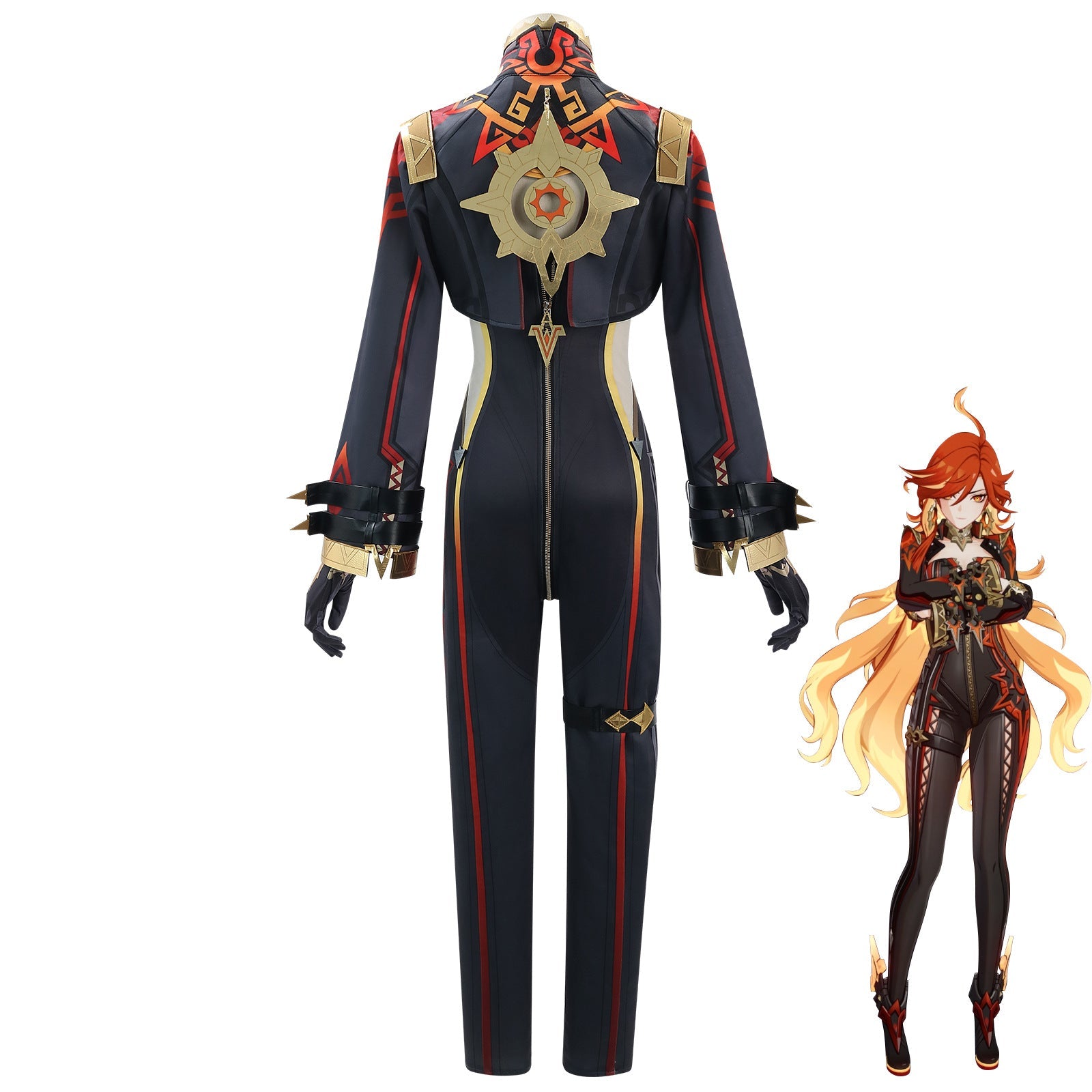 Genshin Impact Mavica Cosplay Costume – Premium Quality, Officially Inspired Outfit - Coscosmos Genshin Impact Mavica Cosplay Costume – Premium Quality, Officially Inspired Outfit - Coscosmos