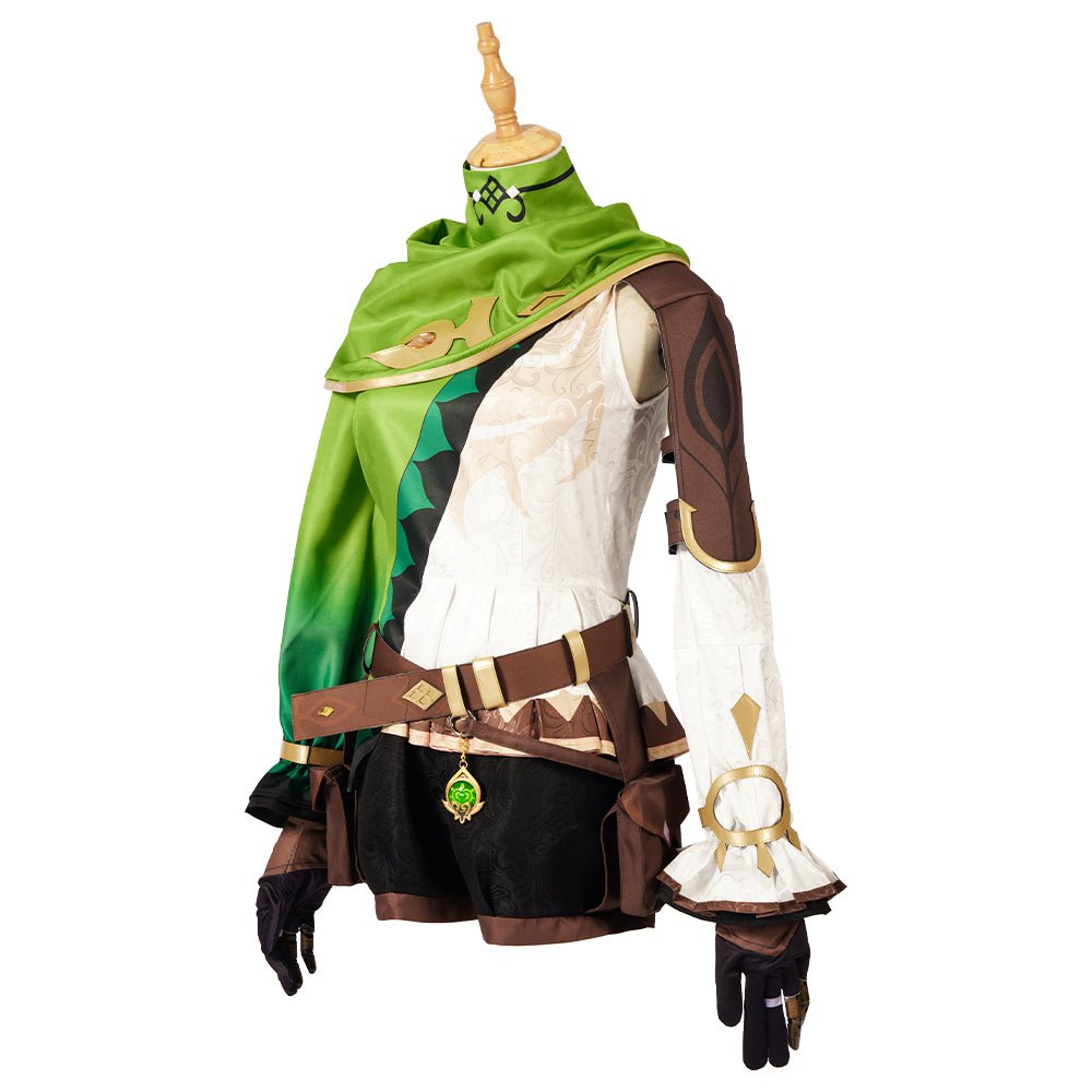 Genshin Impact Rana Cosplay Costume Outfits Halloween Carnival Party Suit - Coscosmos Genshin Impact Rana Cosplay Costume Outfits Halloween Carnival Party Suit - Coscosmos