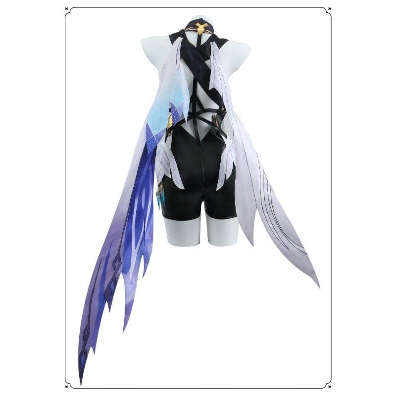 Genshin Impact Skirk Cosplay Costume – Tartaglia’s Master Outfit for Women - Coscosmos Genshin Impact Skirk Cosplay Costume – Tartaglia’s Master Outfit for Women - Coscosmos