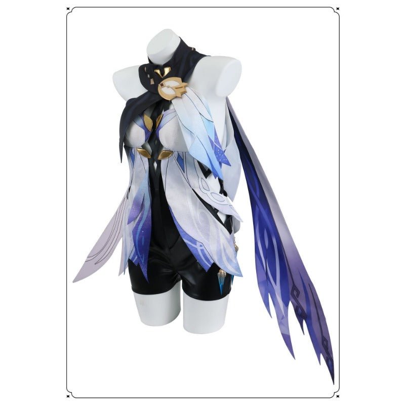 Genshin Impact Skirk Cosplay Costume – Tartaglia’s Master Outfit for Women - Coscosmos Genshin Impact Skirk Cosplay Costume – Tartaglia’s Master Outfit for Women - Coscosmos