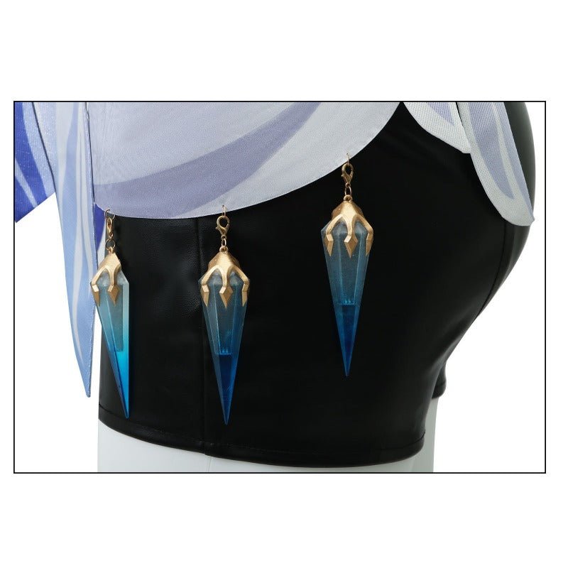 Genshin Impact Skirk Cosplay Costume – Tartaglia’s Master Outfit for Women - Coscosmos Genshin Impact Skirk Cosplay Costume – Tartaglia’s Master Outfit for Women - Coscosmos