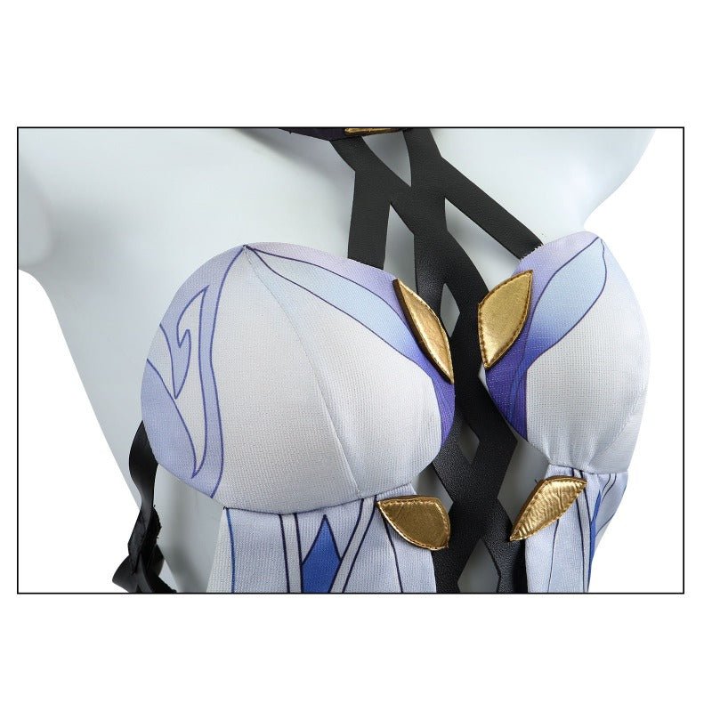 Genshin Impact Skirk Cosplay Costume – Tartaglia’s Master Outfit for Women - Coscosmos Genshin Impact Skirk Cosplay Costume – Tartaglia’s Master Outfit for Women - Coscosmos