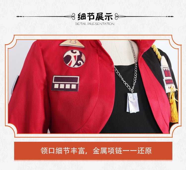 Genshin Impact Thoma Crossplay Costume – Full Set 5 - Star Inazuma Cosplay Outfit - Coscosmos Genshin Impact Thoma Crossplay Costume – Full Set 5 - Star Inazuma Cosplay Outfit - Coscosmos
