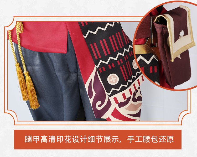 Genshin Impact Thoma Crossplay Costume – Full Set 5 - Star Inazuma Cosplay Outfit - Coscosmos Genshin Impact Thoma Crossplay Costume – Full Set 5 - Star Inazuma Cosplay Outfit - Coscosmos