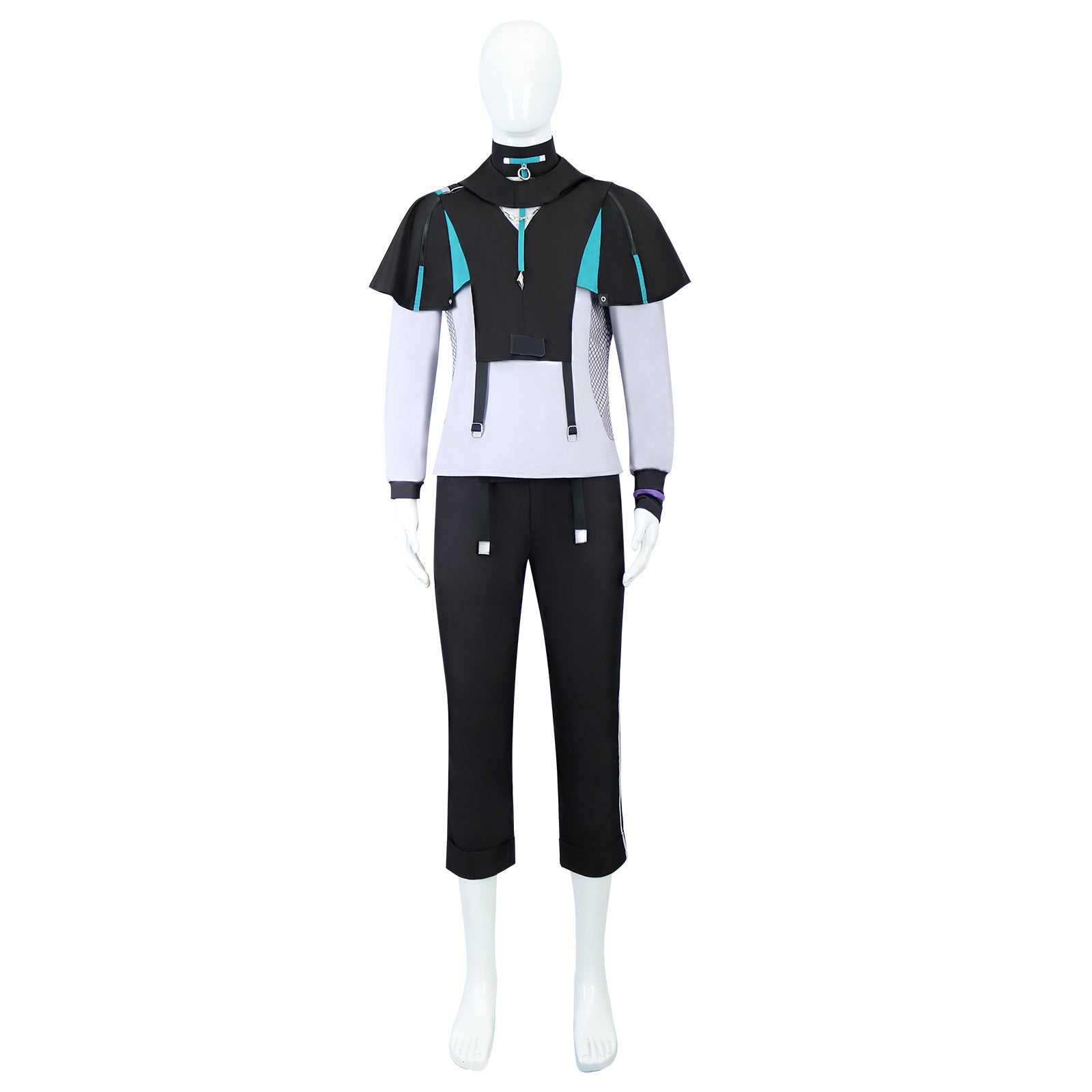 Genshin Impact Xiao & Qiqi Premium Cosplay Costume Set – Official Design - Coscosmos Genshin Impact Xiao & Qiqi Premium Cosplay Costume Set – Official Design - Coscosmos