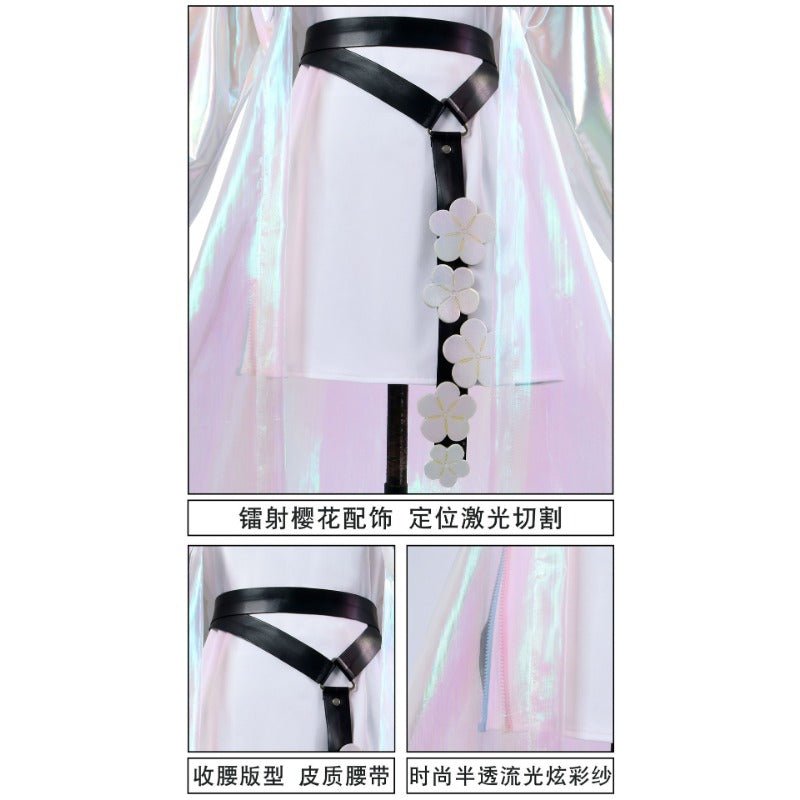 Genshin Impact Yae Miko Cosplay Costume - Elegant Fox Enthroned Attire - Coscosmos Genshin Impact Yae Miko Cosplay Costume - Elegant Fox Enthroned Attire - Coscosmos