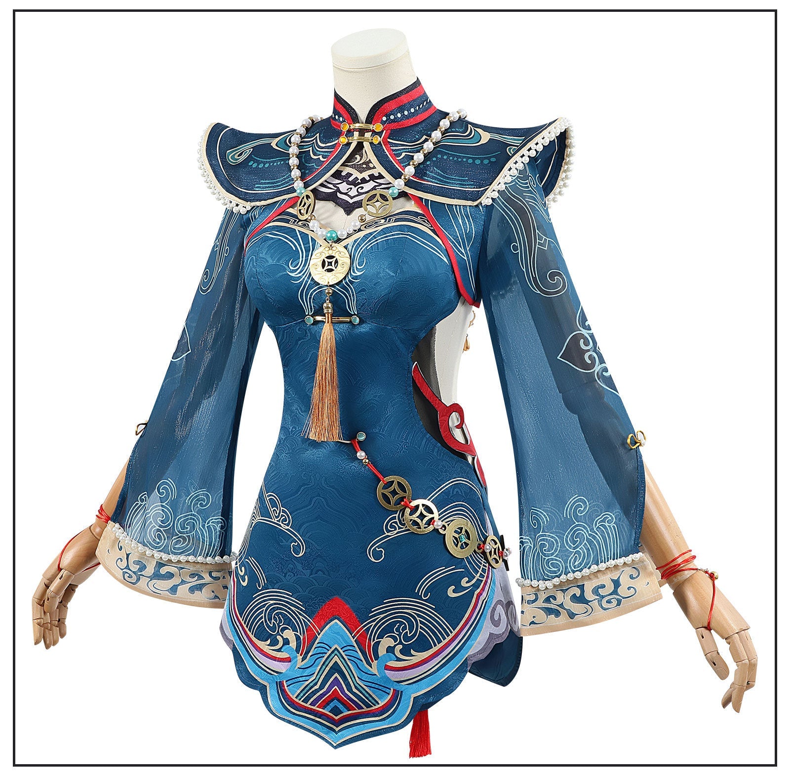 Genshin Impact Yu Linglong Cosplay Costume – Adorable Little Zombie Ink - Traveler Outfit - Coscosmos Genshin Impact Yu Linglong Cosplay Costume – Adorable Little Zombie Ink - Traveler Outfit - Coscosmos