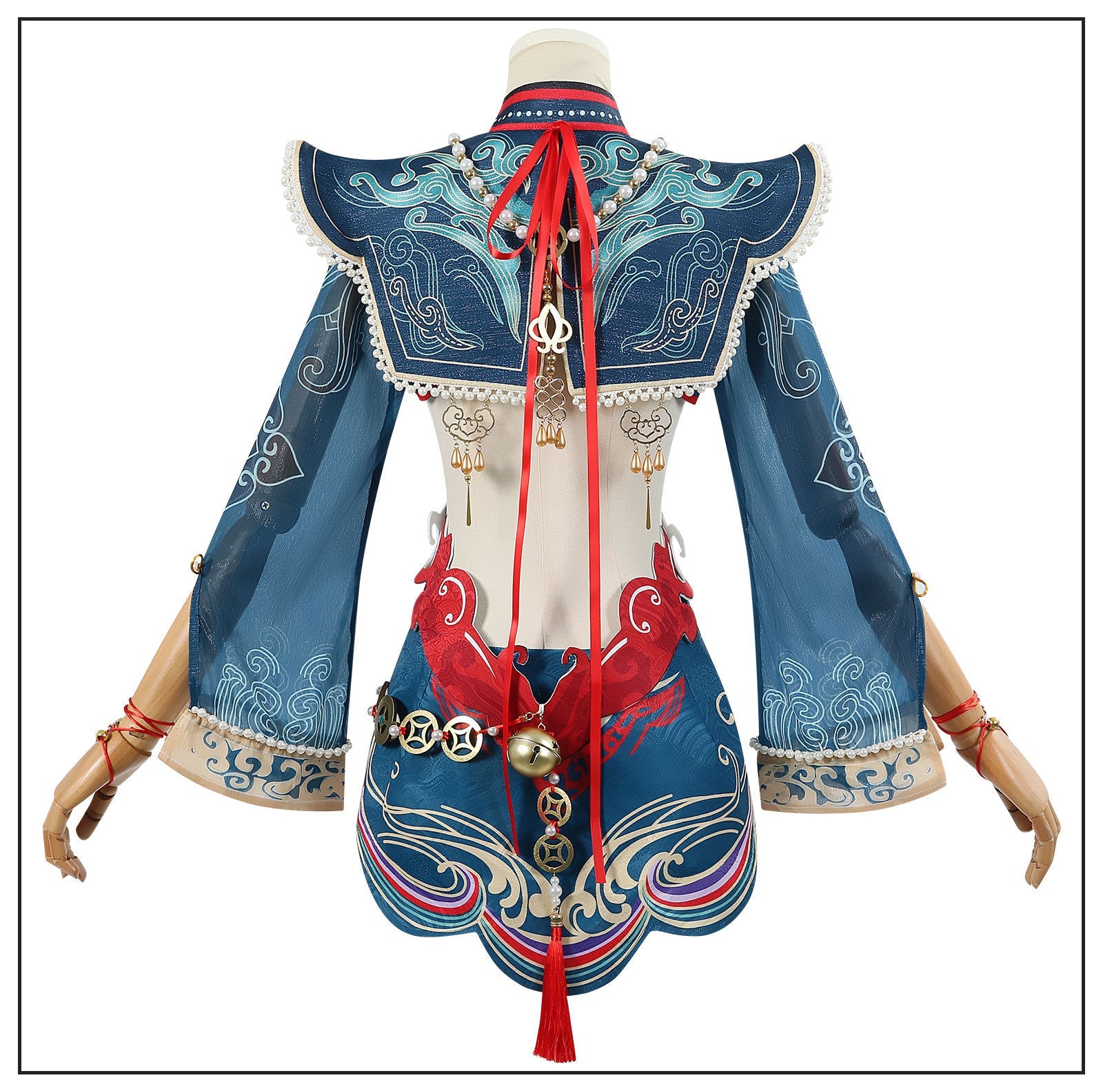 Genshin Impact Yu Linglong Cosplay Costume – Adorable Little Zombie Ink - Traveler Outfit - Coscosmos Genshin Impact Yu Linglong Cosplay Costume – Adorable Little Zombie Ink - Traveler Outfit - Coscosmos