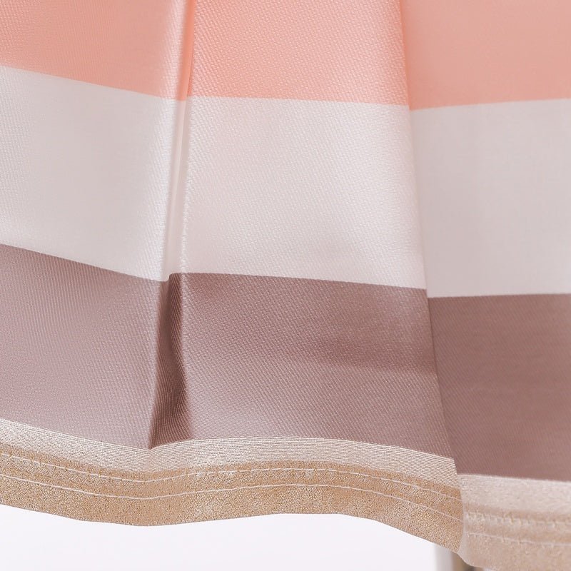 Girls Summer Sleeveless Off Shoulder Stripe Dress Princess Birthday Party Costume - Pink Stripe - Coscosmos Girls Summer Sleeveless Off Shoulder Stripe Dress Princess Birthday Party Costume - Pink Stripe - Coscosmos