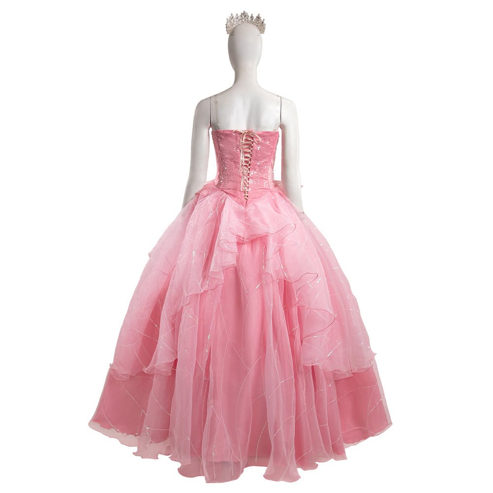 Glinda the Good Witch Wedding Dress Affordable Version - Wicked Musical Cosplay Costume - Coscosmos Glinda the Good Witch Wedding Dress Affordable Version - Wicked Musical Cosplay Costume - Coscosmos