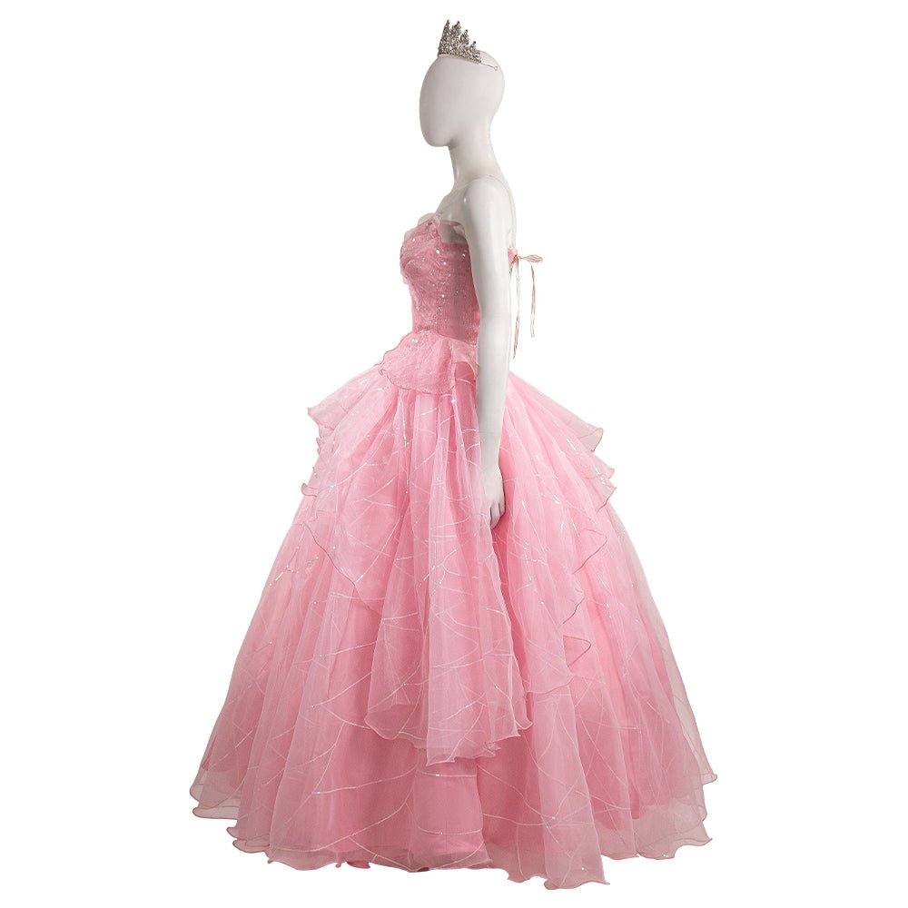 Glinda the Good Witch Wedding Dress Affordable Version - Wicked Musical Cosplay Costume - Coscosmos Glinda the Good Witch Wedding Dress Affordable Version - Wicked Musical Cosplay Costume - Coscosmos