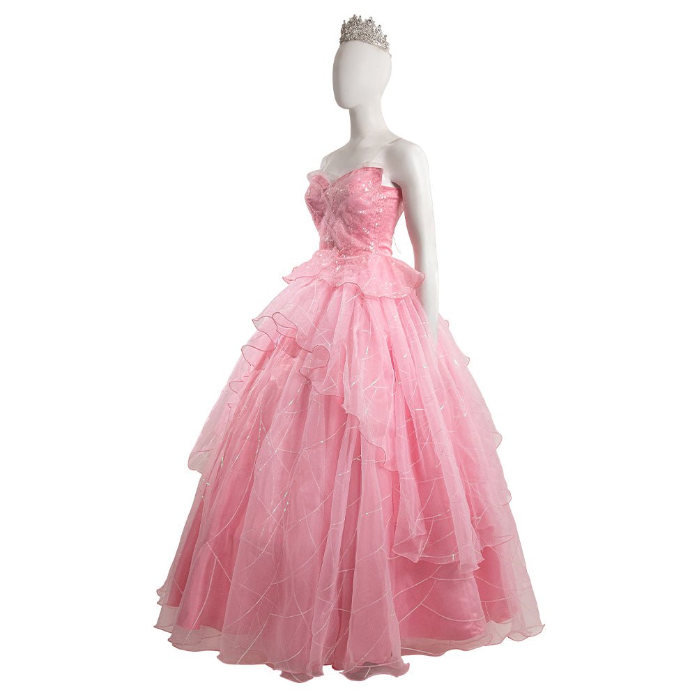 Glinda the Good Witch Wedding Dress Affordable Version - Wicked Musical Cosplay Costume - Coscosmos Glinda the Good Witch Wedding Dress Affordable Version - Wicked Musical Cosplay Costume - Coscosmos