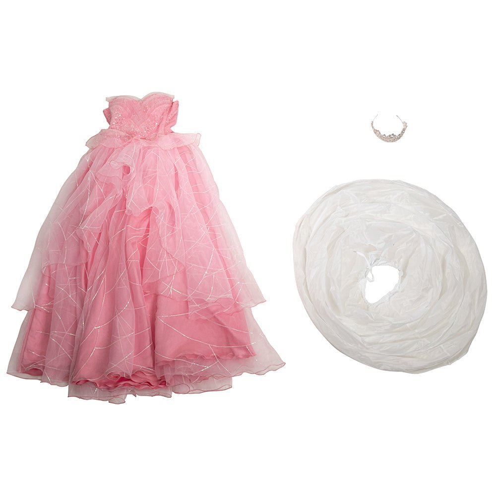 Glinda the Good Witch Wedding Dress Affordable Version - Wicked Musical Cosplay Costume - Coscosmos Glinda the Good Witch Wedding Dress Affordable Version - Wicked Musical Cosplay Costume - Coscosmos