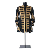 Gothic Steampunk Victorian Frock Coat for Men - Black Pirate Jacket | Custom - Made Medieval Costume by Coscosmos - Coscosmos