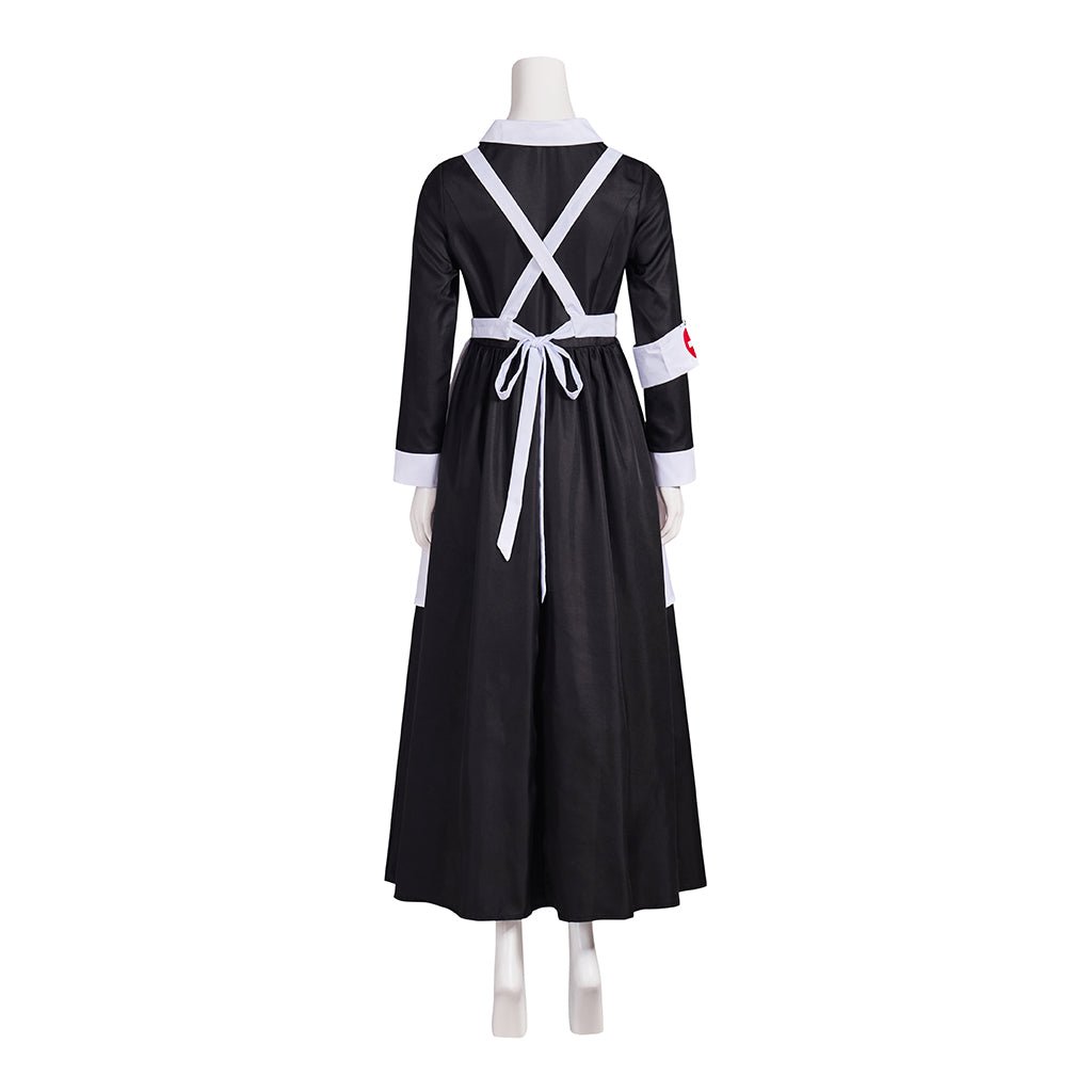 Great War Nurse Florence Nightingale Cosplay Costume Nurse Doctor Uniform Dress With Hat - Coscosmos Great War Nurse Florence Nightingale Cosplay Costume Nurse Doctor Uniform Dress With Hat - Coscosmos