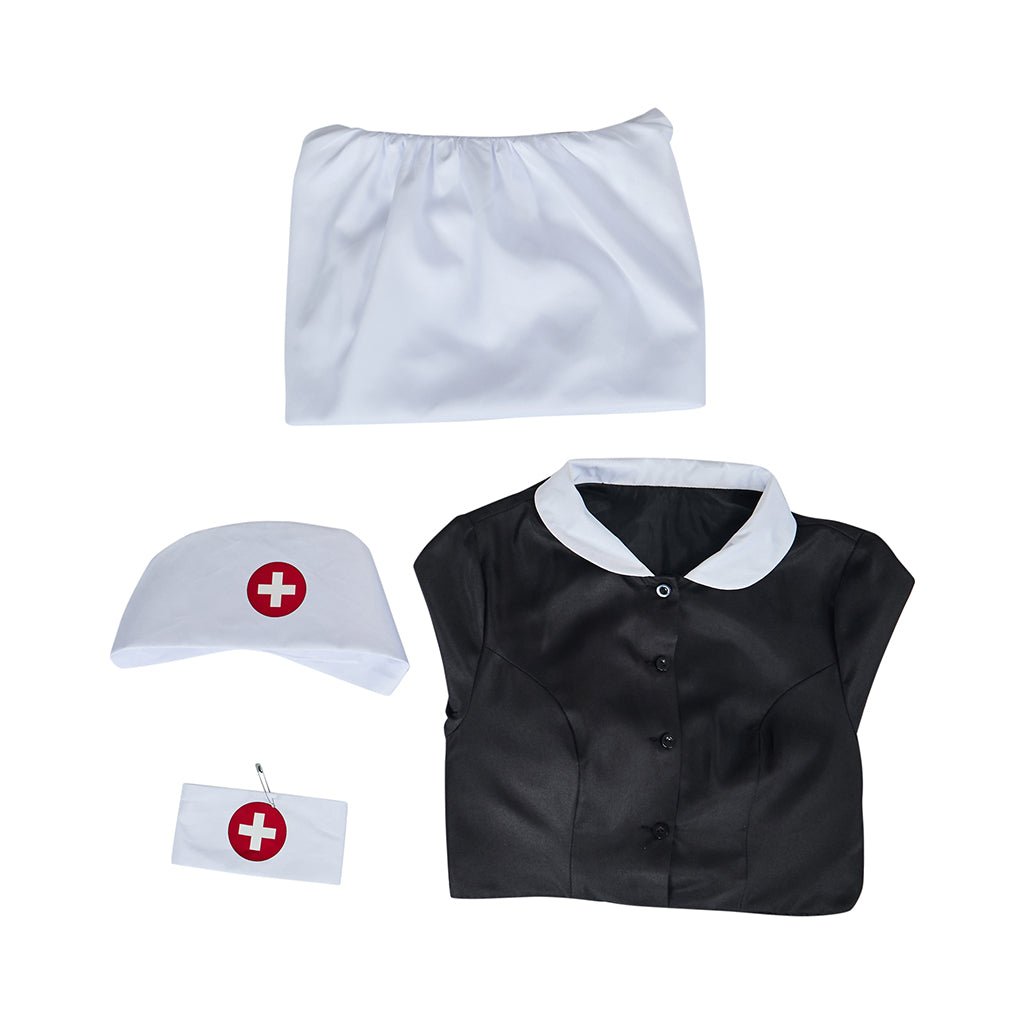 Great War Nurse Florence Nightingale Cosplay Costume Nurse Doctor Uniform Dress With Hat - Coscosmos Great War Nurse Florence Nightingale Cosplay Costume Nurse Doctor Uniform Dress With Hat - Coscosmos