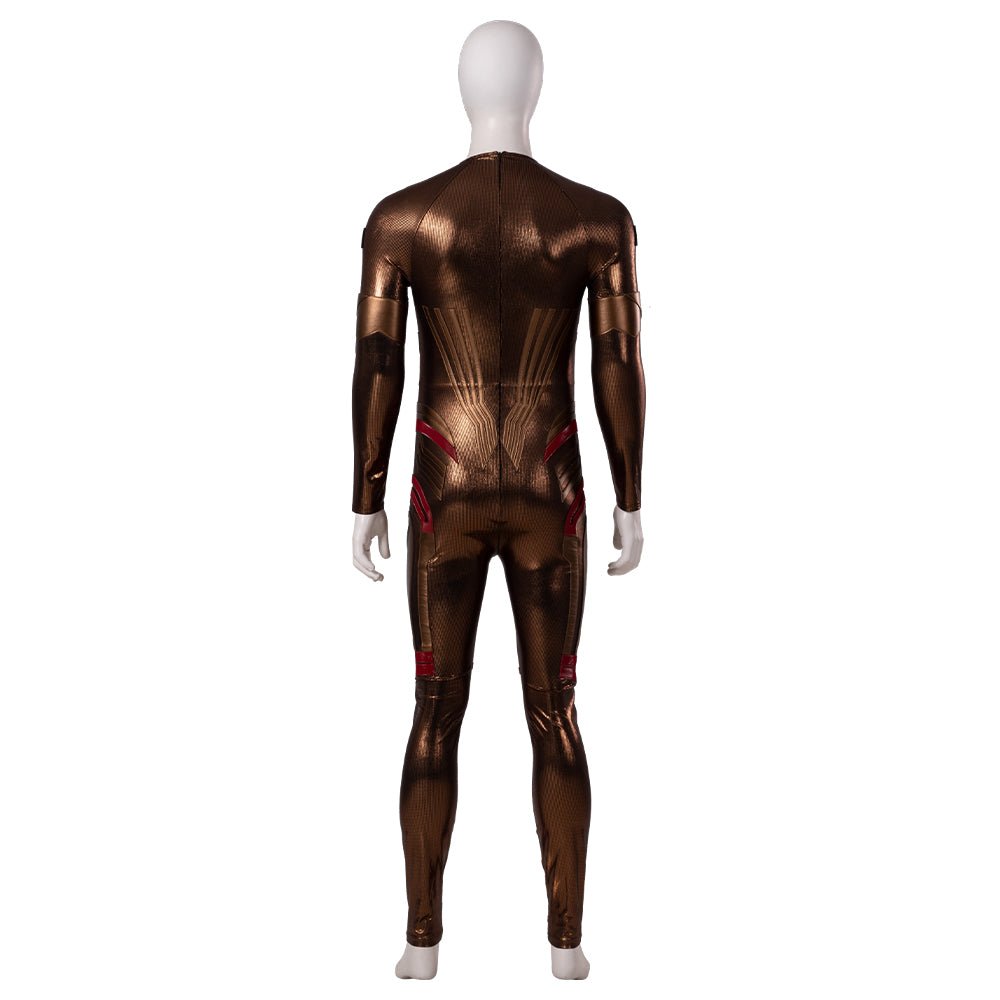 Guardians of the Galaxy 3 Adam Warlock Cosplay Costume - Printed Jumpsuit with Red Everak Armor for Men - Coscosmos Guardians of the Galaxy 3 Adam Warlock Cosplay Costume - Printed Jumpsuit with Red Everak Armor for Men - Coscosmos
