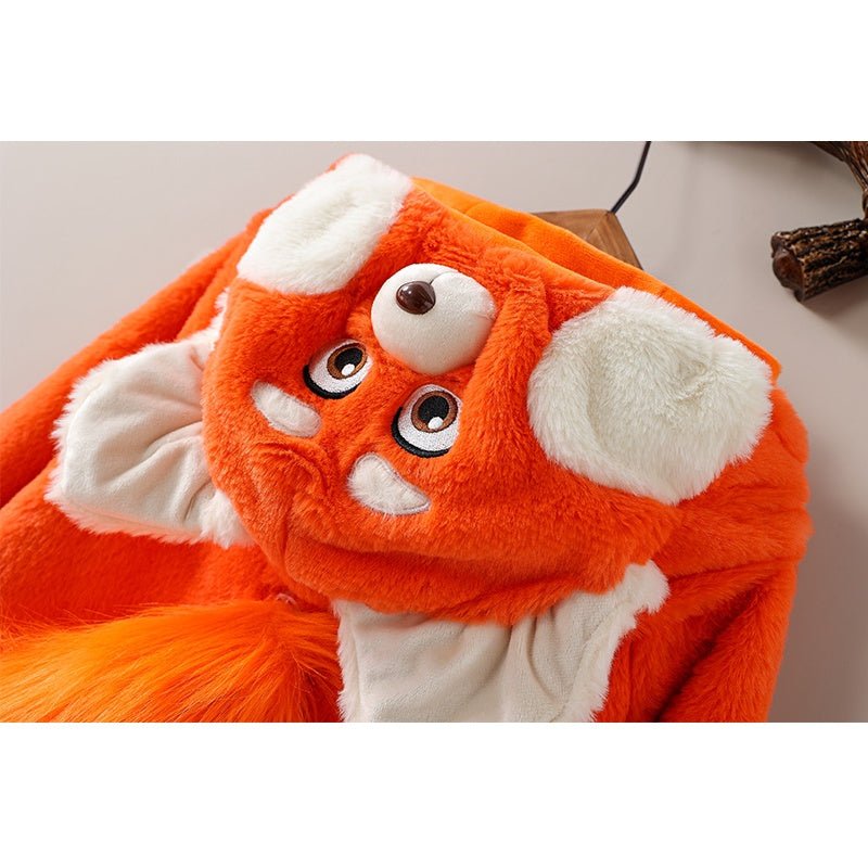 Halloween Kids Costume Lina Belle Little Bear Mei Mei Jumpsuit Fox Tail Cosplay Outfit - Coscosmos Halloween Kids Costume Lina Belle Little Bear Mei Mei Jumpsuit Fox Tail Cosplay Outfit - Coscosmos