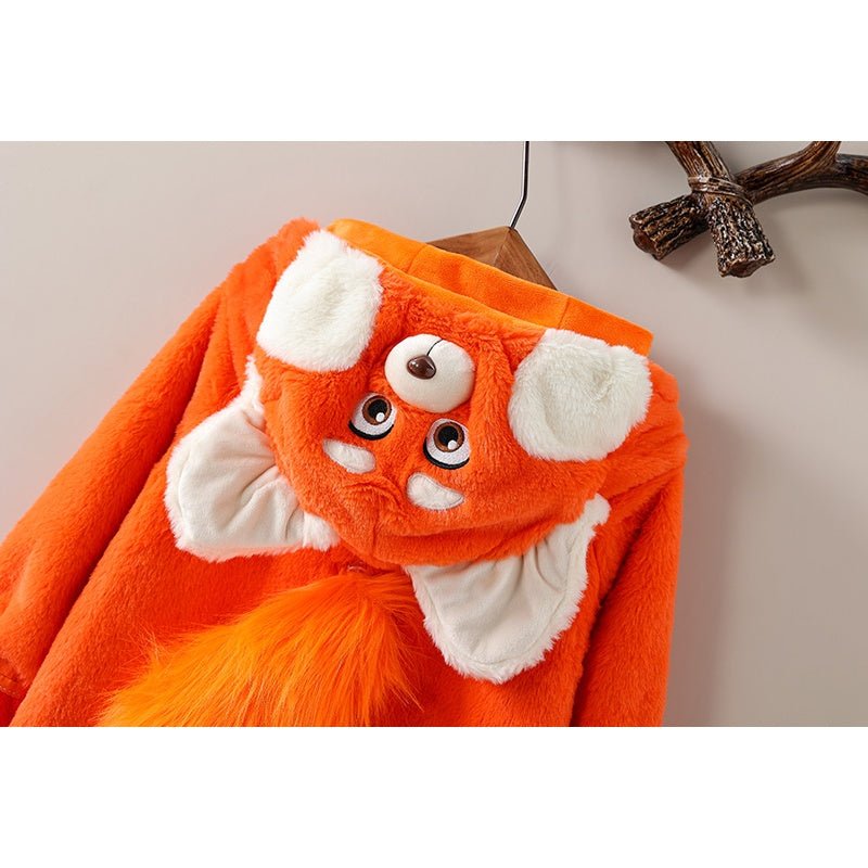 Halloween Kids Costume Lina Belle Little Bear Mei Mei Jumpsuit Fox Tail Cosplay Outfit - Coscosmos Halloween Kids Costume Lina Belle Little Bear Mei Mei Jumpsuit Fox Tail Cosplay Outfit - Coscosmos