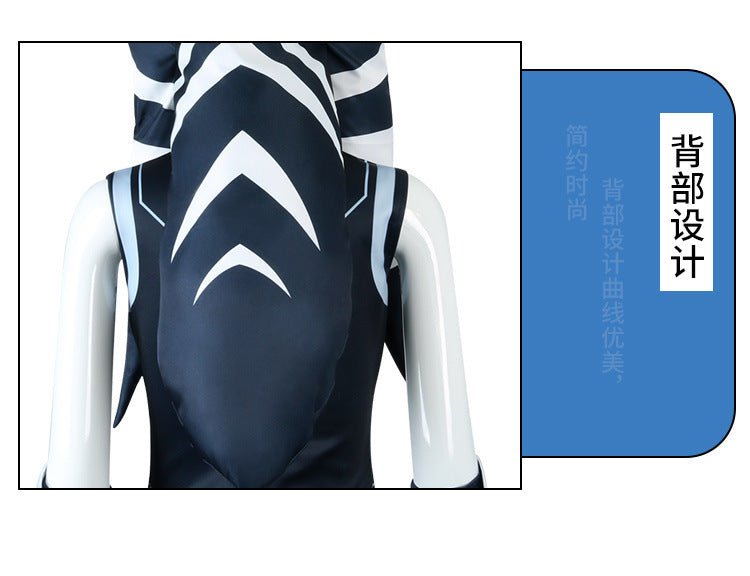 Halloween Star Wars Clone Wars Ahsoka Tano Cosplay Costume Full Set - Coscosmos Halloween Star Wars Clone Wars Ahsoka Tano Cosplay Costume Full Set - Coscosmos