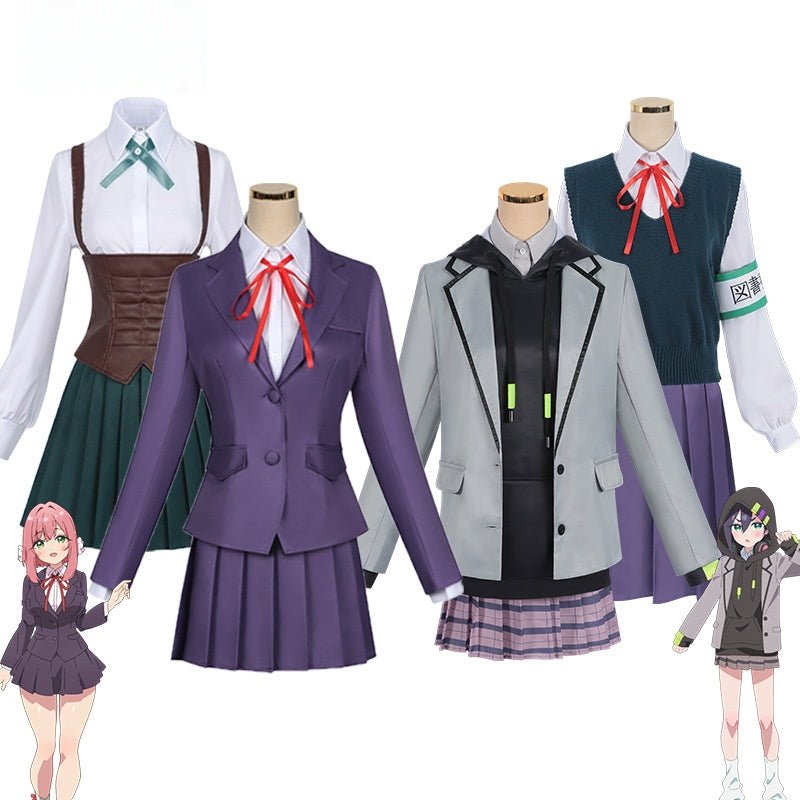 Hanazono Hakari Cosplay Costume from The 100 Girlfriends Who Really, Really, Really, Really, Really Love You - Coscosmos Hanazono Hakari Cosplay Costume from The 100 Girlfriends Who Really, Really, Really, Really, Really Love You - Coscosmos