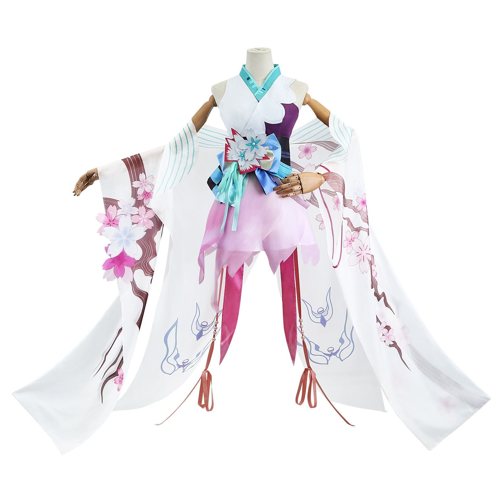 Hatsune Miku Cosplay Costume: Onmyoji Collaboration Post - Awakening Outfit - Coscosmos Hatsune Miku Cosplay Costume: Onmyoji Collaboration Post - Awakening Outfit - Coscosmos