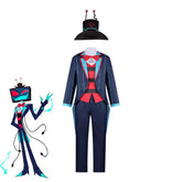 Hazbin Hotel Vox Cosplay Costume - Full Set TV Demon Suit for Halloween Role Play - Coscosmos
