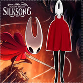 Hollow Knight: Hornet Cosplay Costume - Red Silk Song Game Halloween Outfit Full Set - Coscosmos
