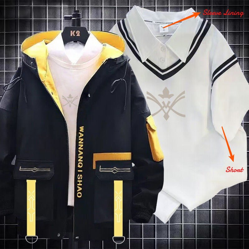 Honkai Star Rail Cosplay Costume Trailblazer Jacket - Anime Cosplay Outfit for Men Women Students Daily Wear - Coscosmos Honkai Star Rail Cosplay Costume Trailblazer Jacket - Anime Cosplay Outfit for Men Women Students Daily Wear - Coscosmos