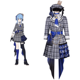 Hoshimachi Suisei Hololive VTuber Cosplay Costume Checkered Concert Dress Stage Outfit - Coscosmos