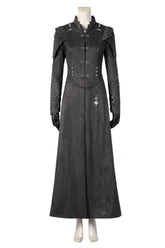 House of the Dragon Rhaenyra Black Riding Cosplay Costume Suit with Necklace - Coscosmos