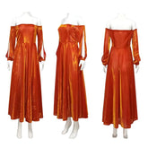 House of the Dragon Rhaenyra Targaryen Cosplay Red Evening Gown Dress - Coscosmos