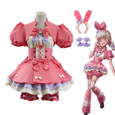 Identity V COS Costume: Red Riding Hood Mary × Melody Sanrio Crossover – Cheerleader Cosplay Anime Outfit for Fans - Coscosmos