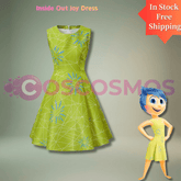Inside Out Joy's Signature Green Skirt - Official Movie - Inspired Costume & Cosplay Attire - Coscosmos